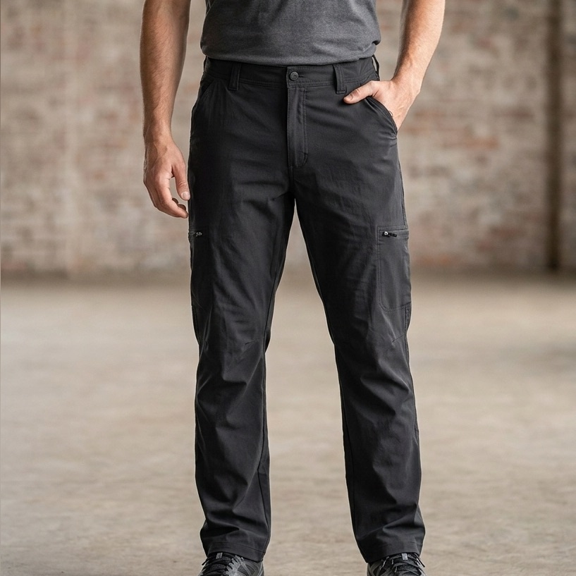 Wrangler Men's Black Pants Size 42/30 Preowned